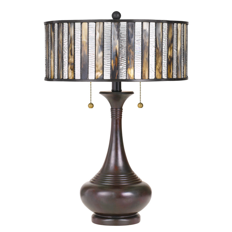 Quoizel TF3334TVA Two Light Table Lamp, Valiant Bronze Finish - LightingWellCo