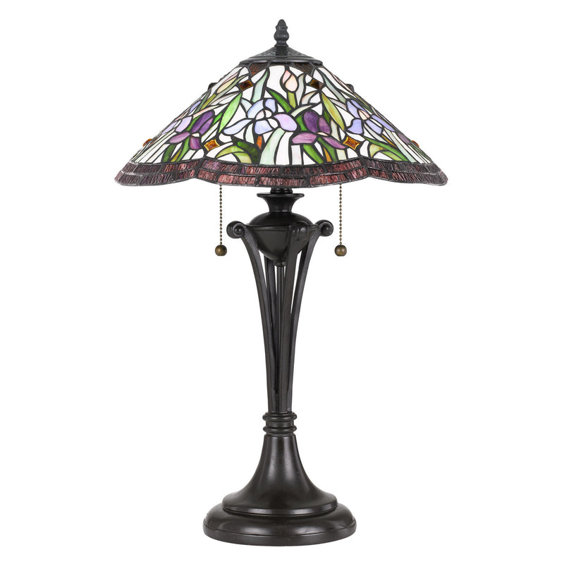 Quoizel TF3456TVB Two Light Table Lamp, Vintage Bronze Finish - LightingWellCo
