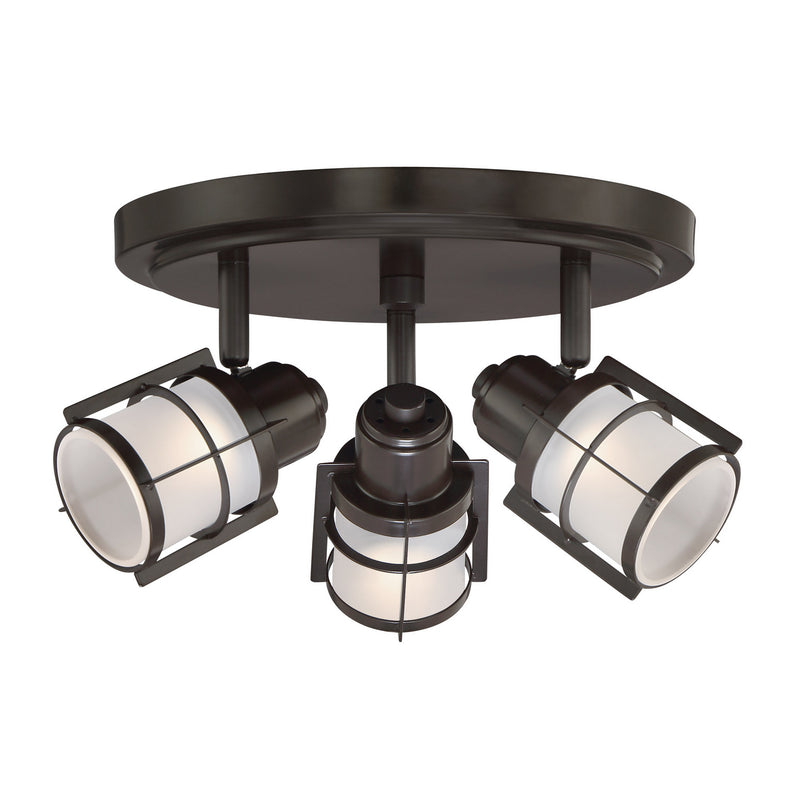 Quoizel WNS1610WT Flush Mount, Western Bronze Finish - LightingWellCo