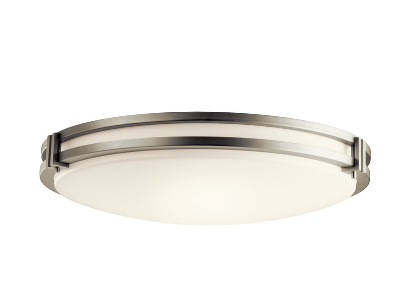 Kichler 10788NILED LED Flush Mount, Brushed Nickel Finish - LightingWellCo