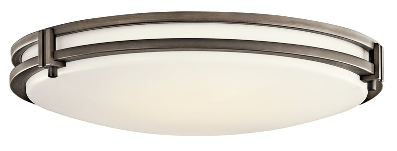 Kichler 10788OZLED LED Flush Mount, Olde Bronze Finish - LightingWellCo