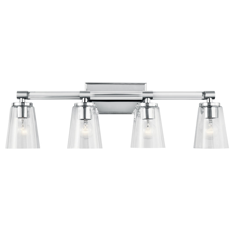 Kichler 45869CH Four Light Bath, Chrome Finish - LightingWellCo
