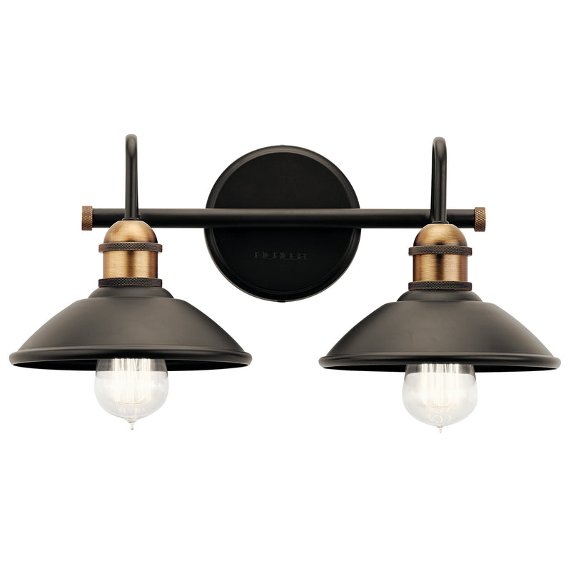 Kichler 45944OZ Two Light Bath, Olde Bronze Finish - LightingWellCo