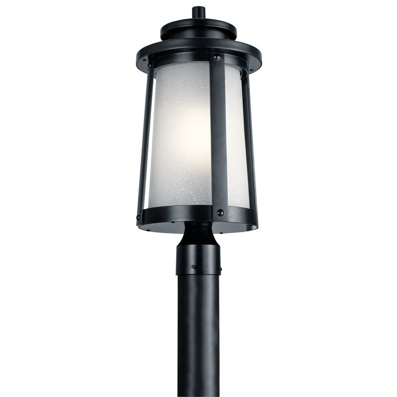 Kichler 49920BK One Light Outdoor Post Mount, Black Finish - LightingWellCo