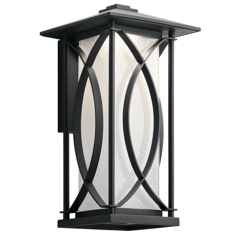 Kichler 49974BKTLED LED Outdoor Wall Mount, Textured Black Finish - LightingWellCo