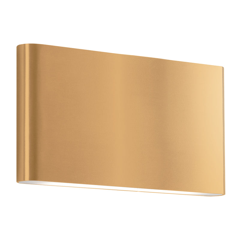 Kuzco Lighting Slate AT6510-GD LED Wall Sconce, Gold Finish - LightingWellCo