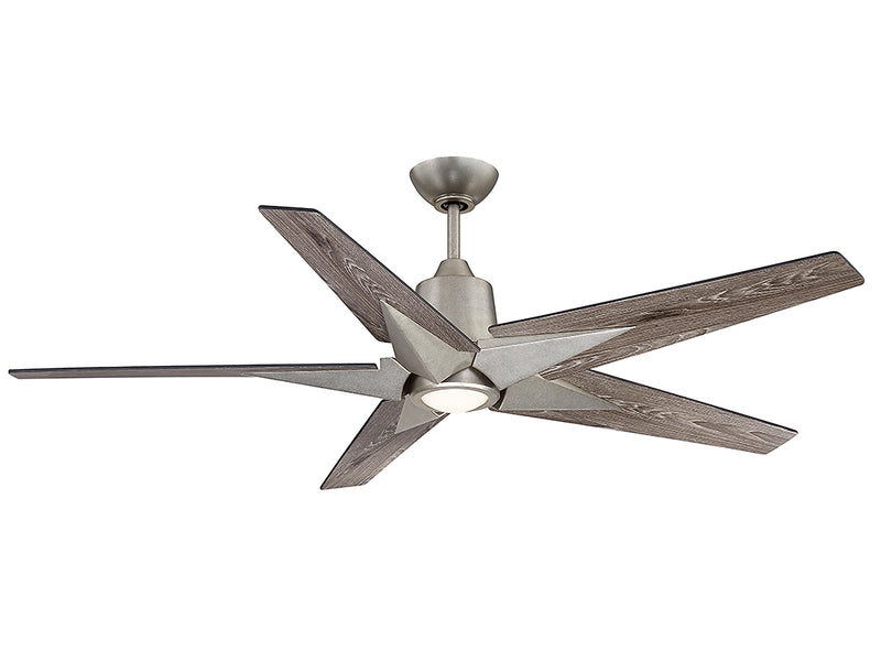 Savoy House 56-5075-5GWO-130 56``Ceiling Fan, Aged Pewter Finish LightingWellCo