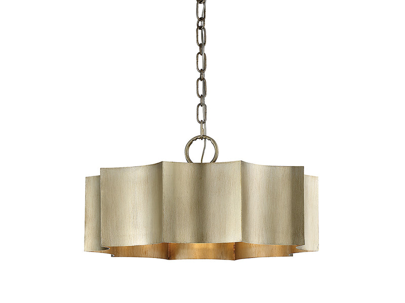 Savoy House Shelby 7-100-3-53 Three Light Pendant, Silver Patina Finish - LightingWellCo