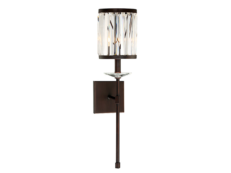 Savoy House Ashbourne 9-400-1-121 One Light Wall Sconce, Mohican Bronze Finish - LightingWellCo