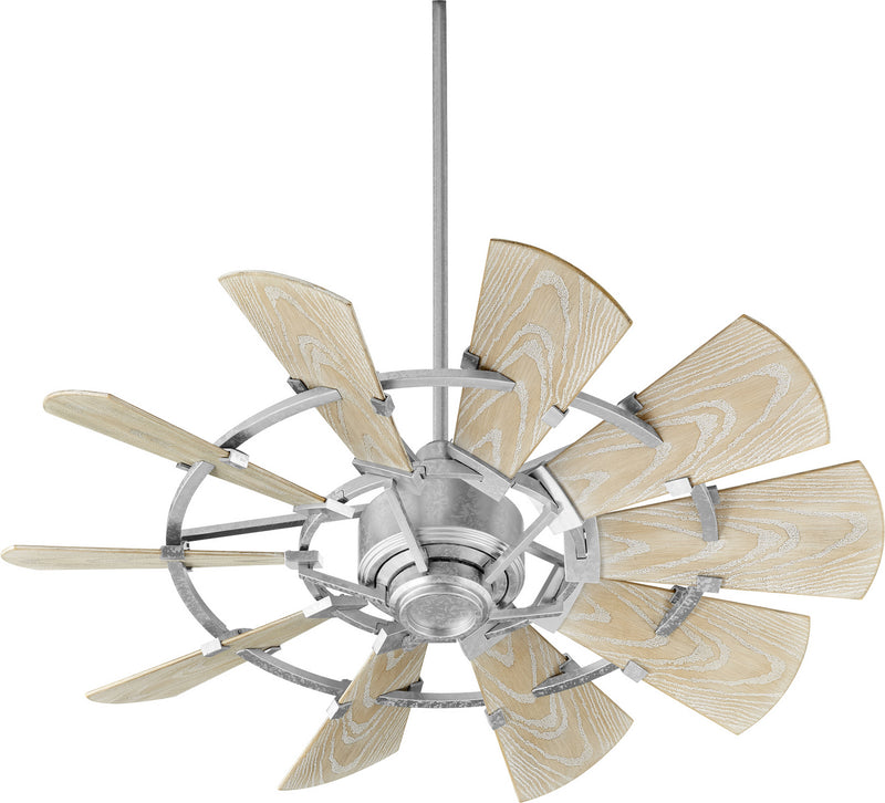 Quorum 194410-9 44``Patio Fan, Galvanized Finish - LightingWellCo