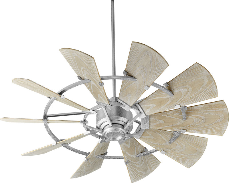 Quorum 195210-9 52``Patio Fan, Galvanized Finish - LightingWellCo