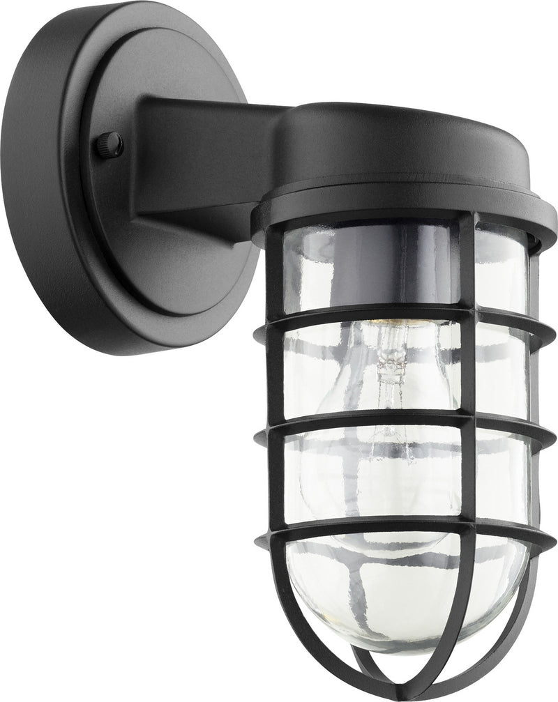 Quorum 701-69 One Light Wall Mount, Black Finish - LightingWellCo