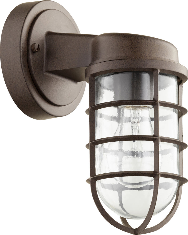 Quorum 701-86 One Light Wall Mount, Oiled Bronze Finish - LightingWellCo