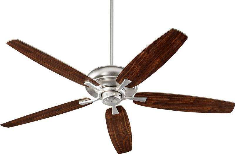 Quorum 90565-65 56``Ceiling Fan, Satin Nickel Finish - LightingWellCo