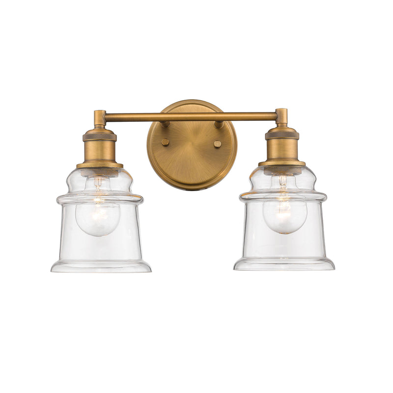 Millennium 2342-HBZ Two Light Vanity, Heirloom Bronze Finish - LightingWellCo