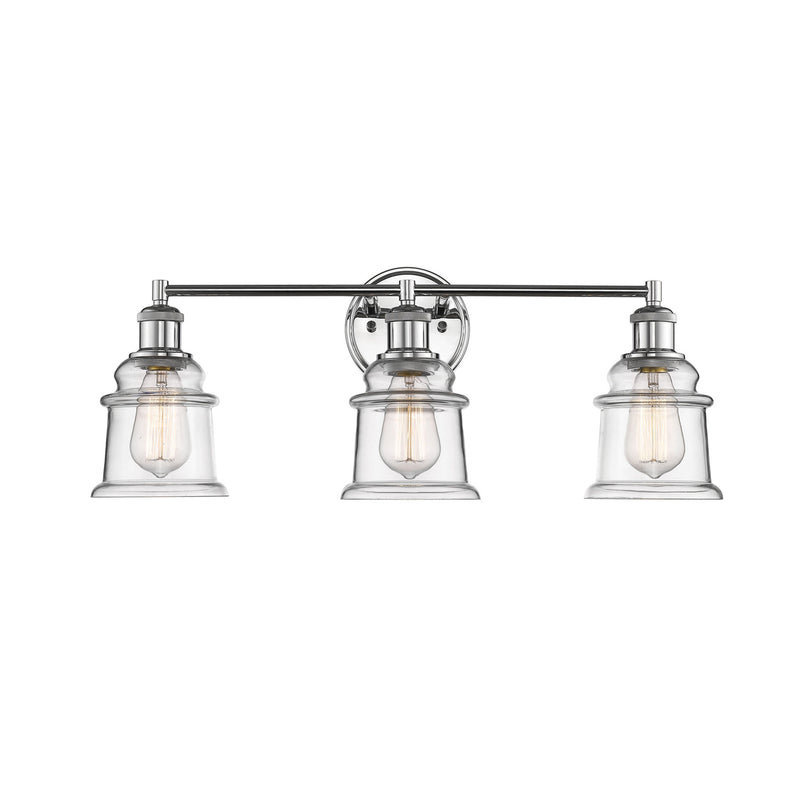 Millennium 2343-CH Three Light Vanity, Chrome Finish - LightingWellCo