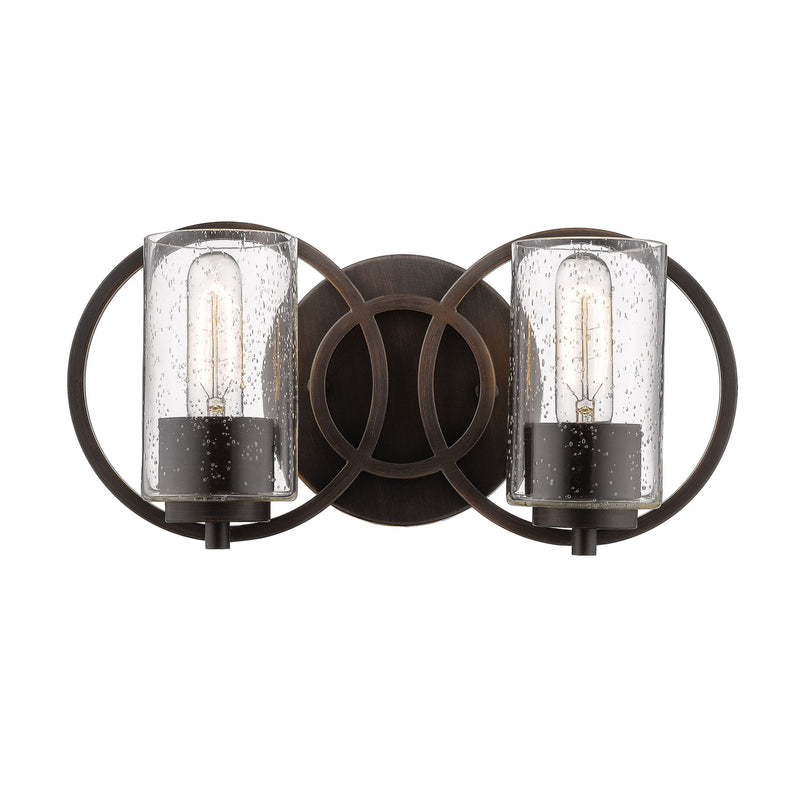 Millennium 2362-RBZ Two Light Vanity, Rubbed Bronze Finish - LightingWellCo