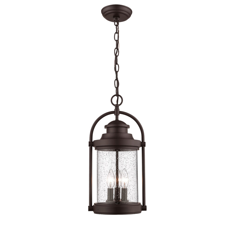 Millennium 2544-PBZ Three Light Outdoor Hanging Lantern, Powder Coat Bronze Finish - LightingWellCo