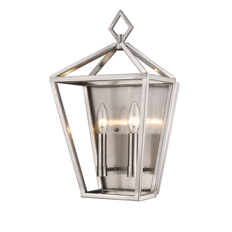 Millennium 2572-BN Two Light Wall Sconce, Brushed Nickel Finish - LightingWellCo