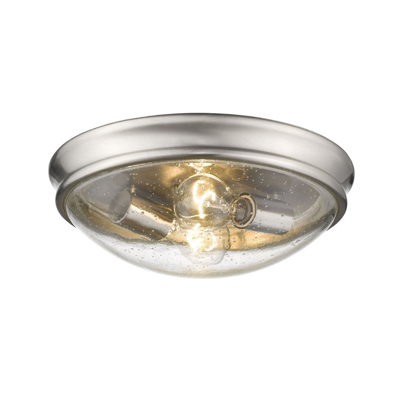 Millennium 5228-BN Two Light Flushmount, Brushed Nickel Finish - LightingWellCo