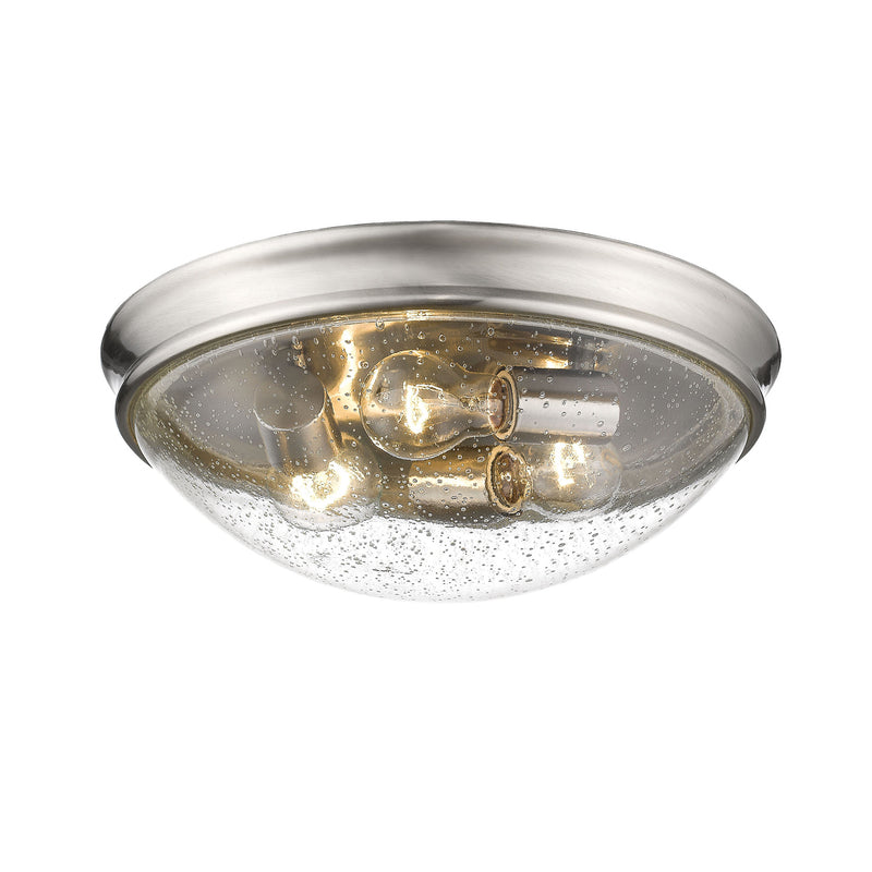 Millennium 5229-BN Three Light Flushmount, Brushed Nickel Finish - LightingWellCo