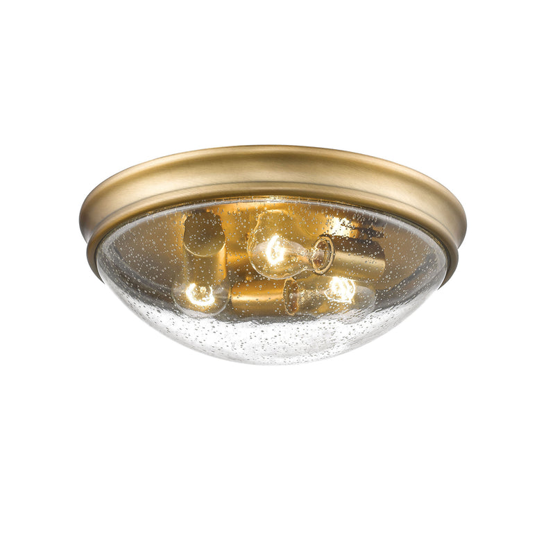 Millennium 5229-HBZ Three Light Flushmount, Heirloom Bronze Finish - LightingWellCo