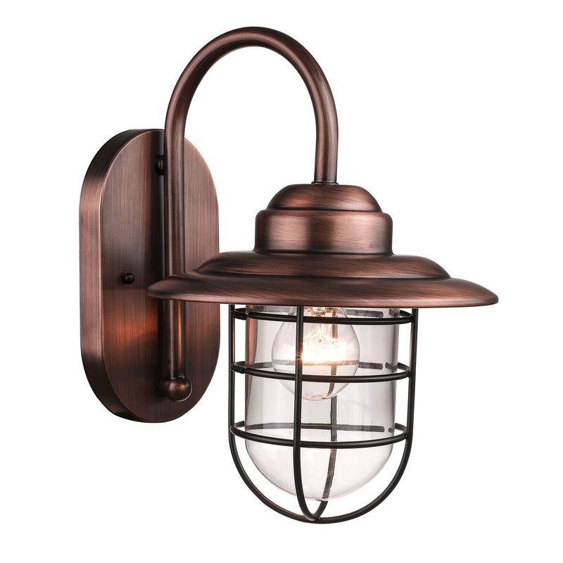 Millennium 5393-NC One Light Wall Sconce, Natural Copper Finish - LightingWellCo
