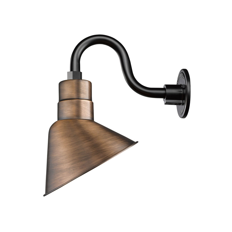 Millennium RAS10-NC One Light Pendant, Natural Copper Finish - LightingWellCo