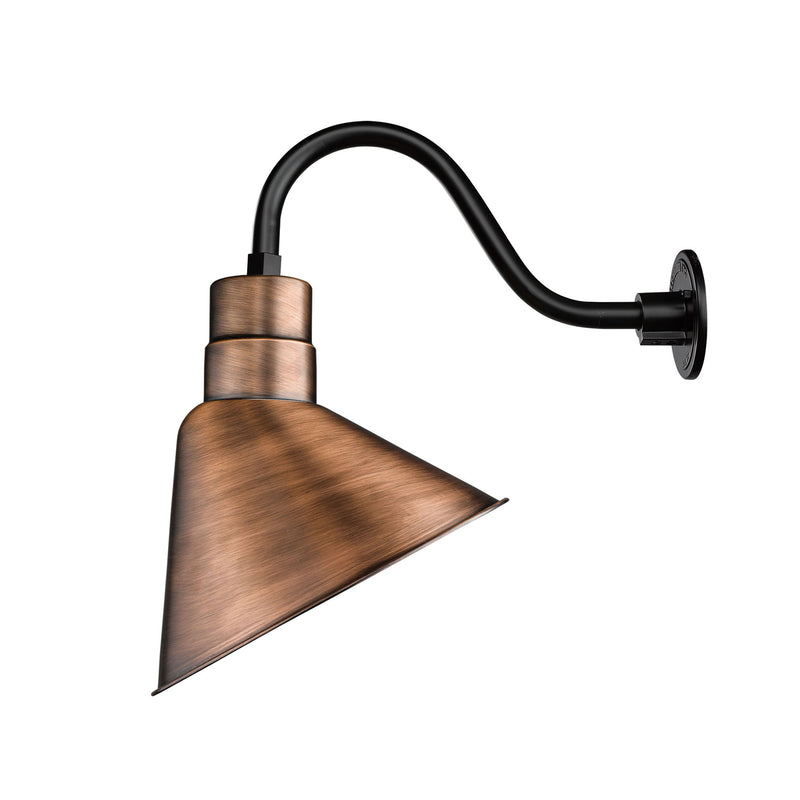 Millennium RAS12-NC One Light Pendant, Natural Copper Finish - LightingWellCo