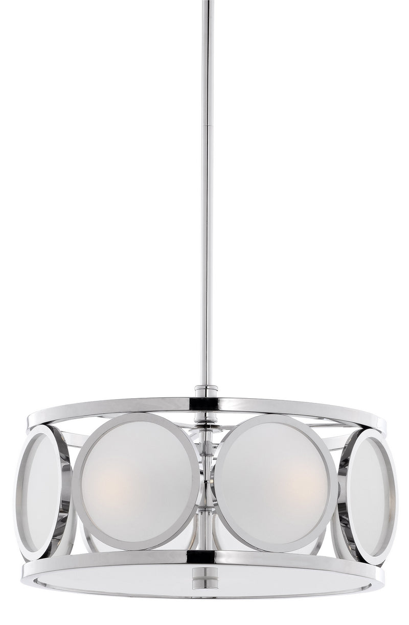 Matteo Lighting C44803CH Three Light Pendant, Chrome Finish - LightingWellCo