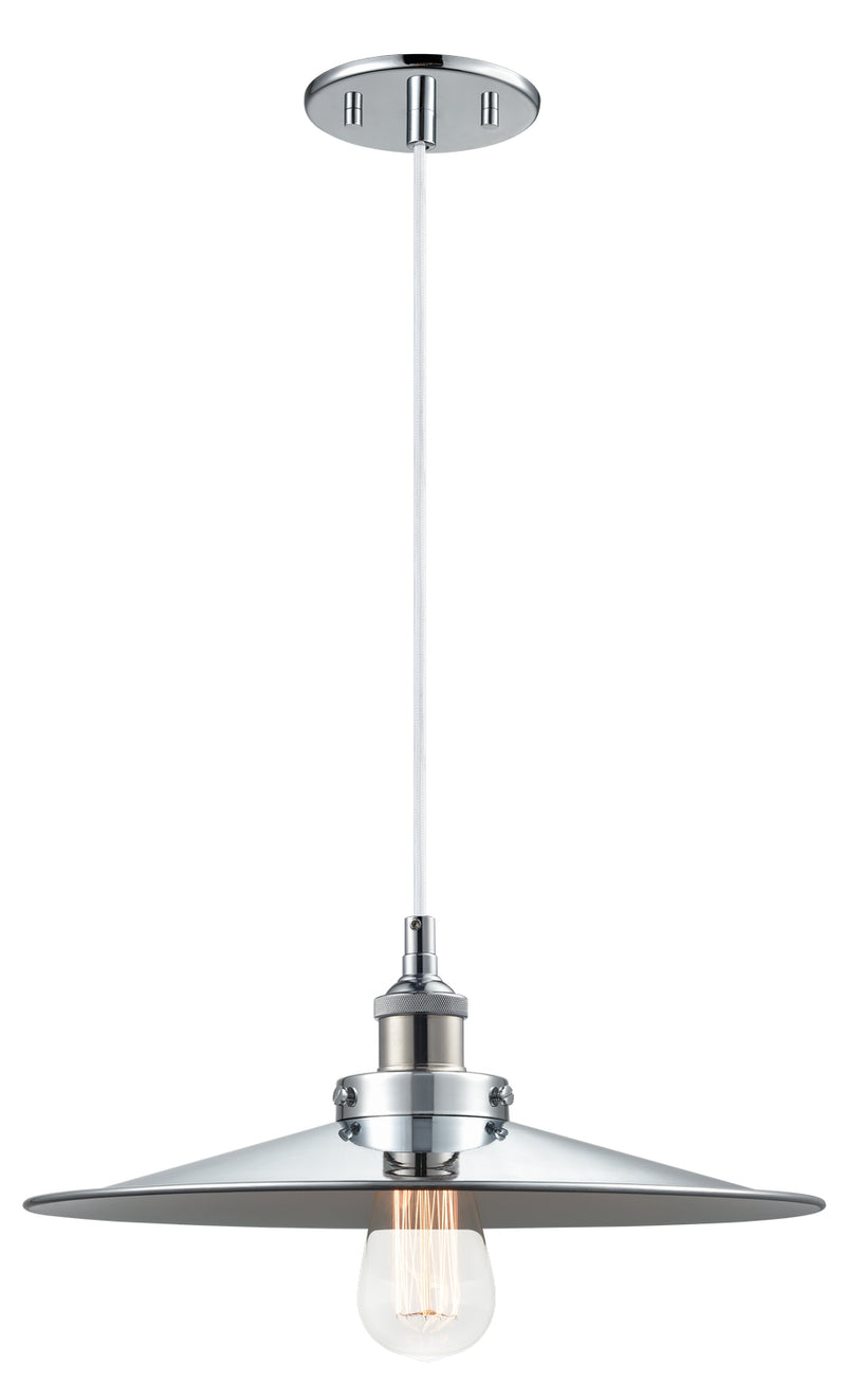 Matteo Lighting C46113CHCH One Light Pendant, Chrome Finish - LightingWellCo