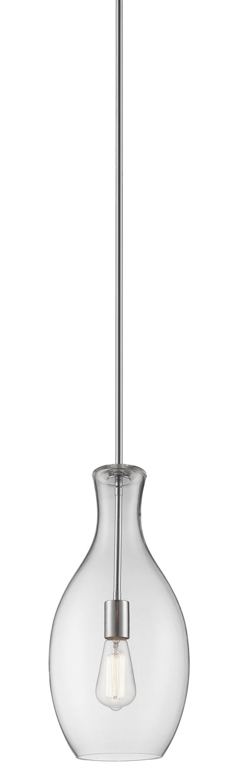Matteo Lighting C47112CL One Light Pendant, Chrome Finish - LightingWellCo