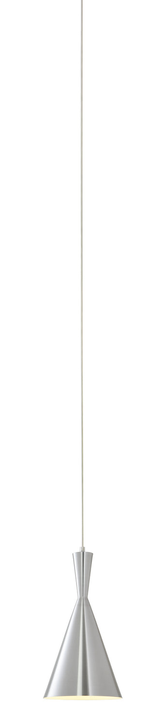 Matteo Lighting C48703BN One Light Pendant, Brushed Nickel Finish - LightingWellCo