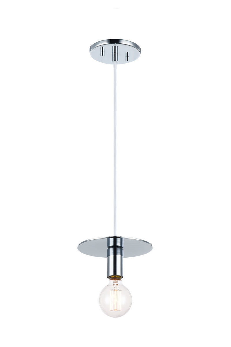 Matteo Lighting C54911CH One Light Pendant, Chrome Finish - LightingWellCo