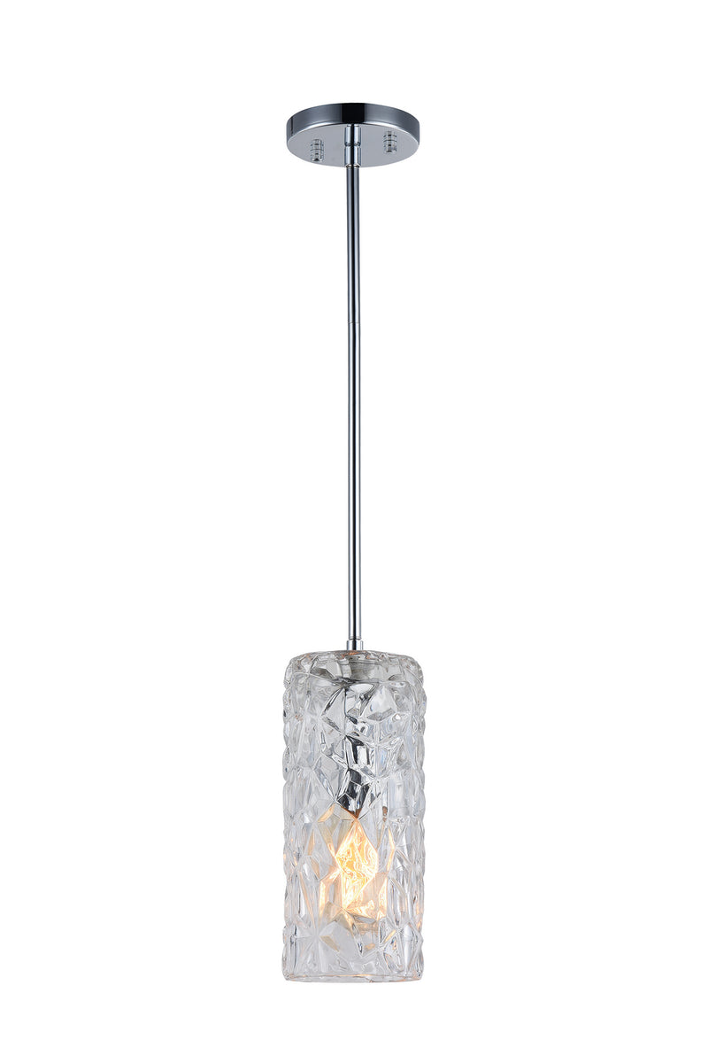 Matteo Lighting C61901CL One Light Pendant, Clear Finish - LightingWellCo