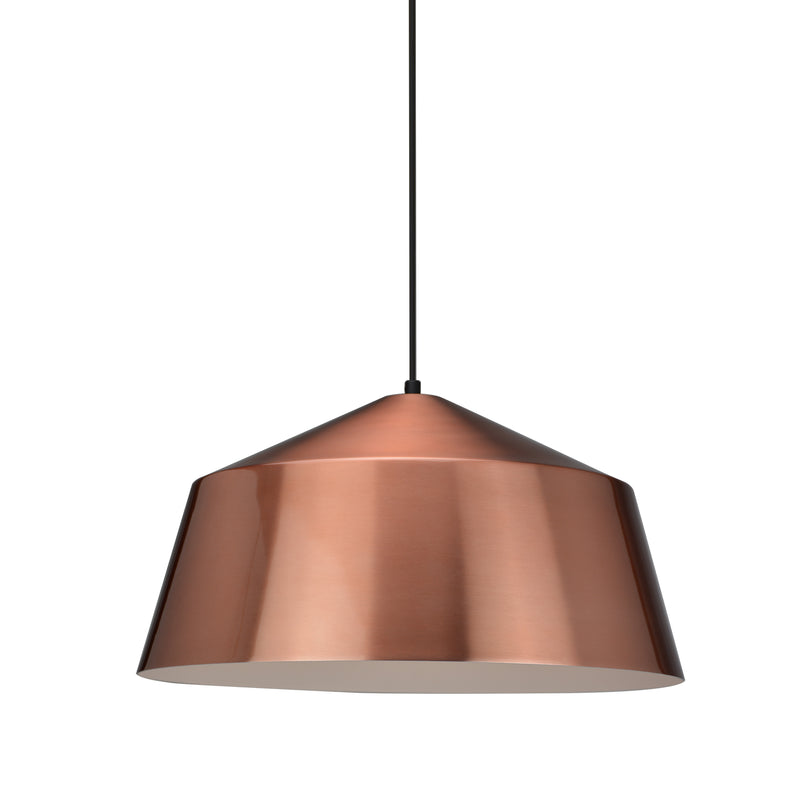 Matteo Lighting C64001CP One Light Pendant, Copper Finish - LightingWellCo