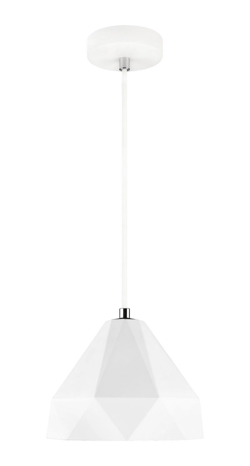 Matteo Lighting C69002PL One Light Pendant, Plaster Finish - LightingWellCo