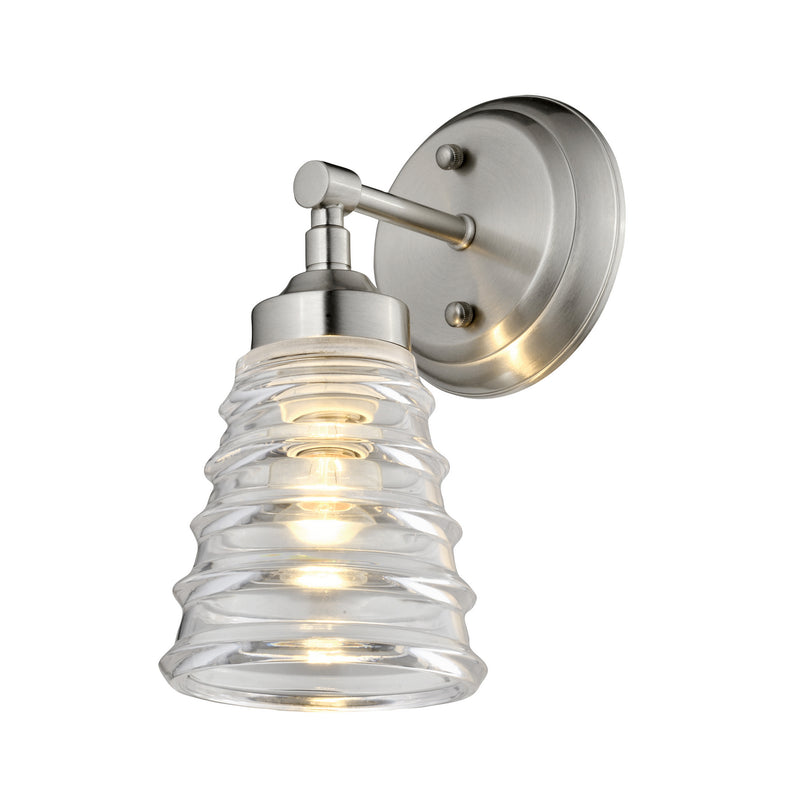 Varaluz 313B01BN One Light Bath, Brushed Nickel Finish - LightingWellCo