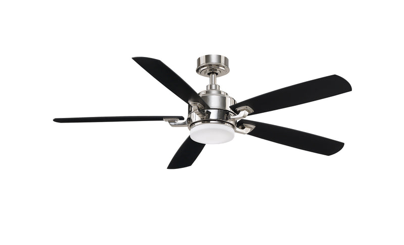 Fanimation FP8003BPN 52``Ceiling Fan, Polished Nickel Finish - LightingWellCo