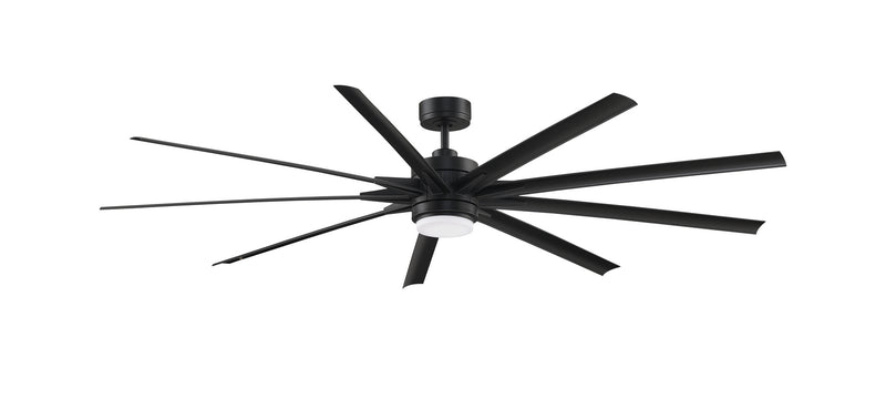 Fanimation FPD8159BLW 84``Ceiling Fan, Black Finish - LightingWellCo