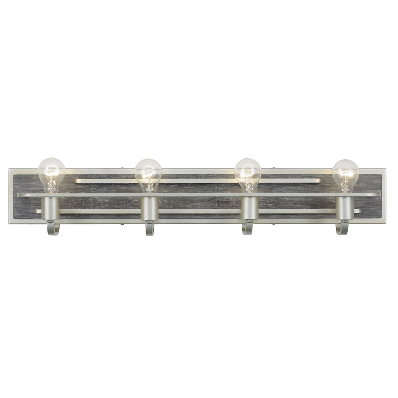 Varaluz 268B04SOG Four Light Bath, Silverado Finish - LightingWellCo