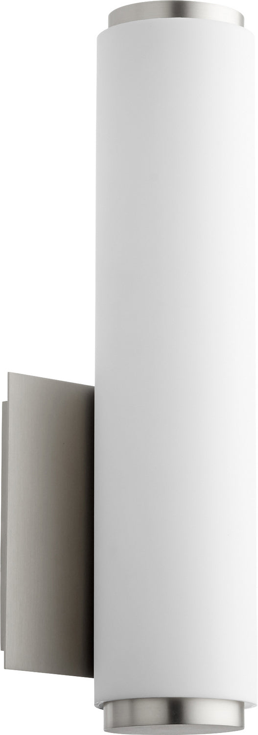 Quorum 911-65 LED Wall Mount, Satin Nickel Finish - LightingWellCo