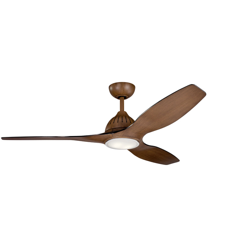 Kichler 310360WN 60``Ceiling Fan, Walnut Finish - LightingWellCo