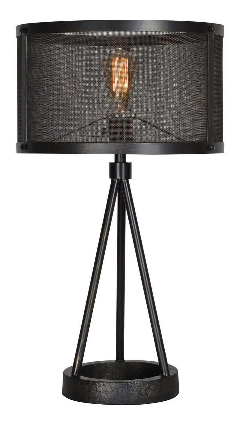 Renwil Livingstone LPT594 One Light Table Lamp, Black Finish - LightingWellCo