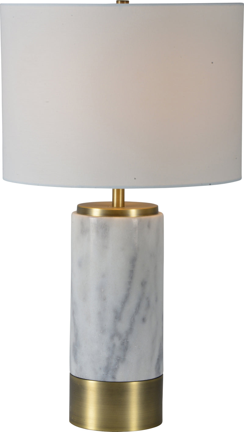 Renwil Hainsworth LPT890 One Light Table Lamp, Antique Brass Finish - LightingWellCo