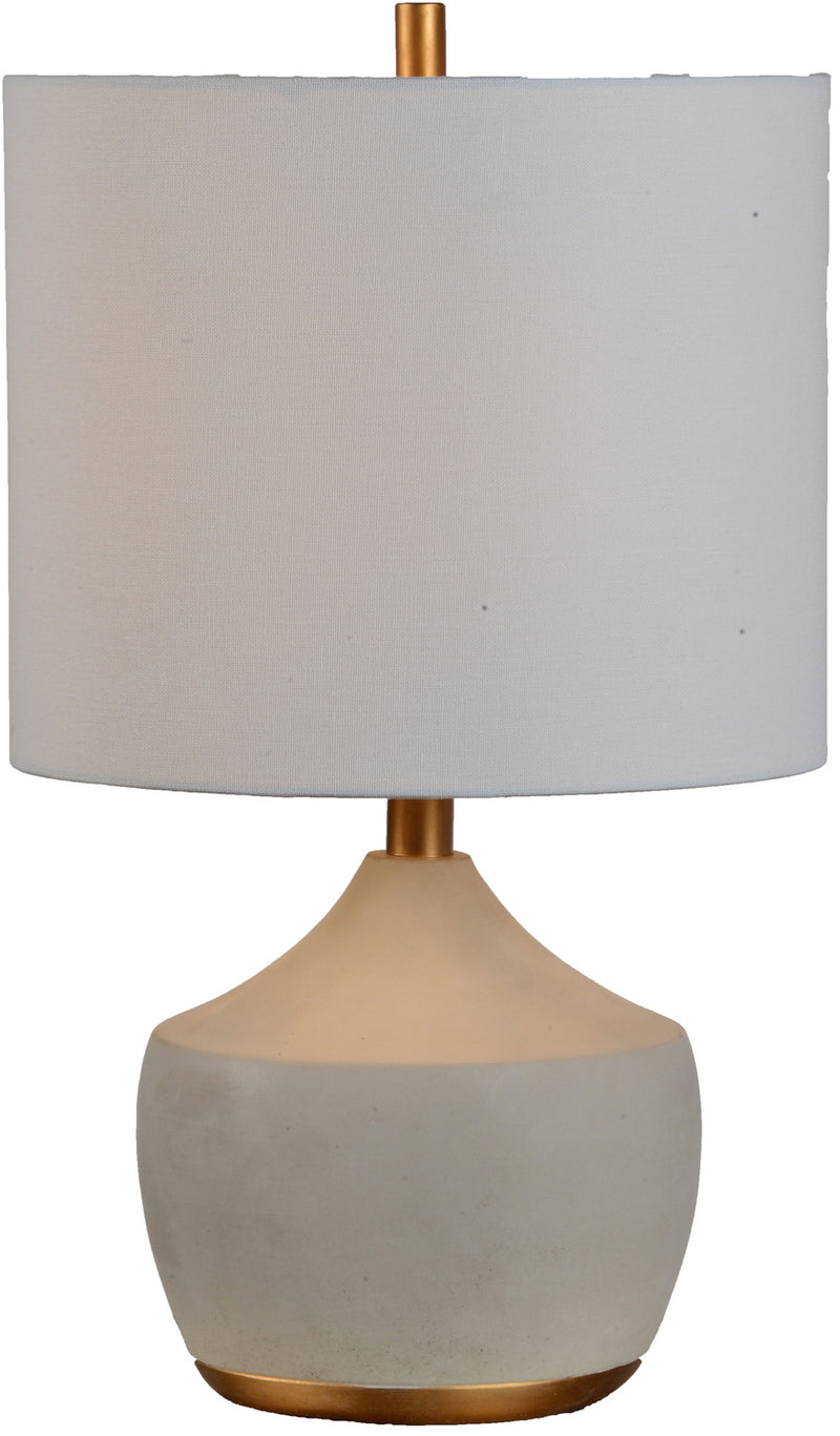 Renwil Horme LPT958 One Light Table Lamp, Gray, Gold Finish - LightingWellCo