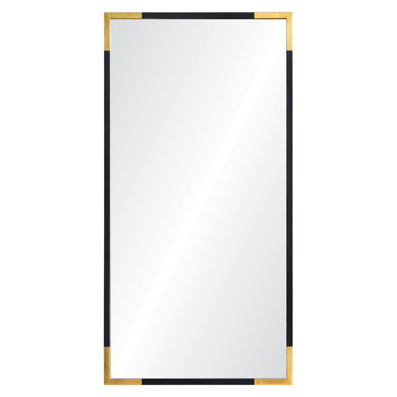 Renwil Osmond MT1831 Mirror, Corner:Gold Side:Black Finish - LightingWellCo