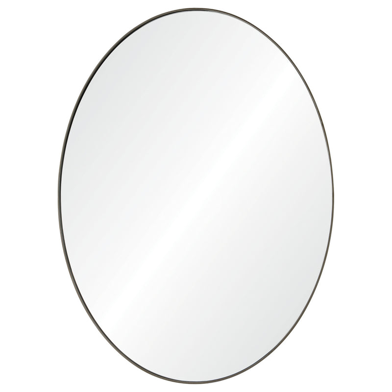 Renwil Newport MT1843 Mirror, Antique Brushed Silver Finish - LightingWellCo