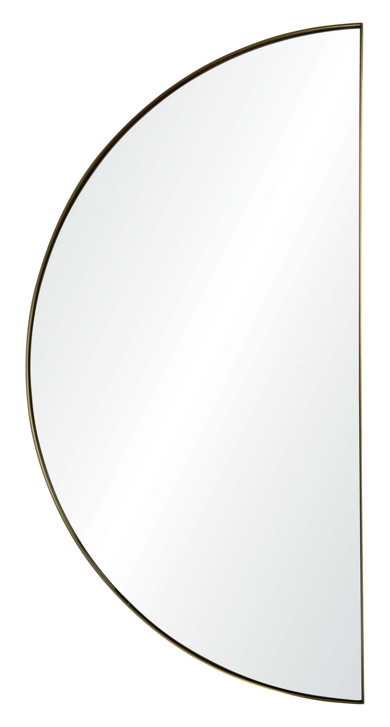 Renwil Halfmoon MT2063 Mirror, Satin Brass Finish - LightingWellCo