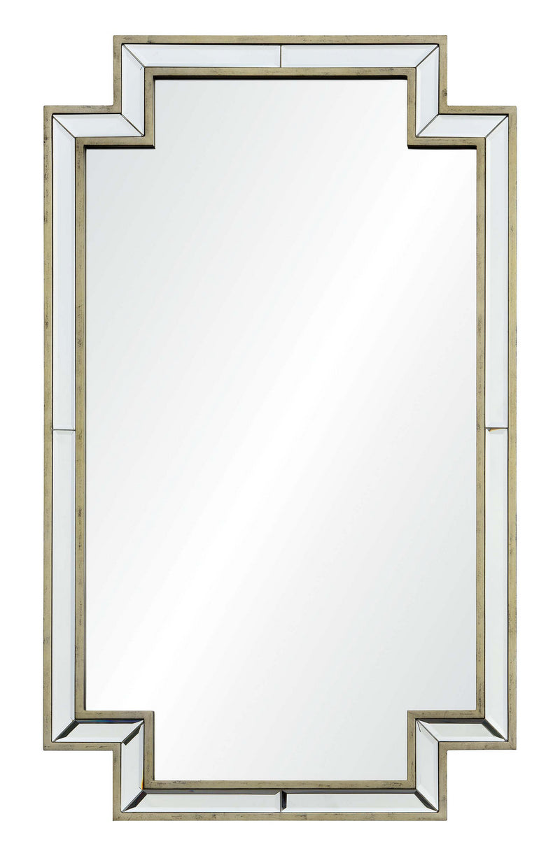 Renwil Raton MT2071 Mirror, Antique Champagne Silver Finish - LightingWellCo